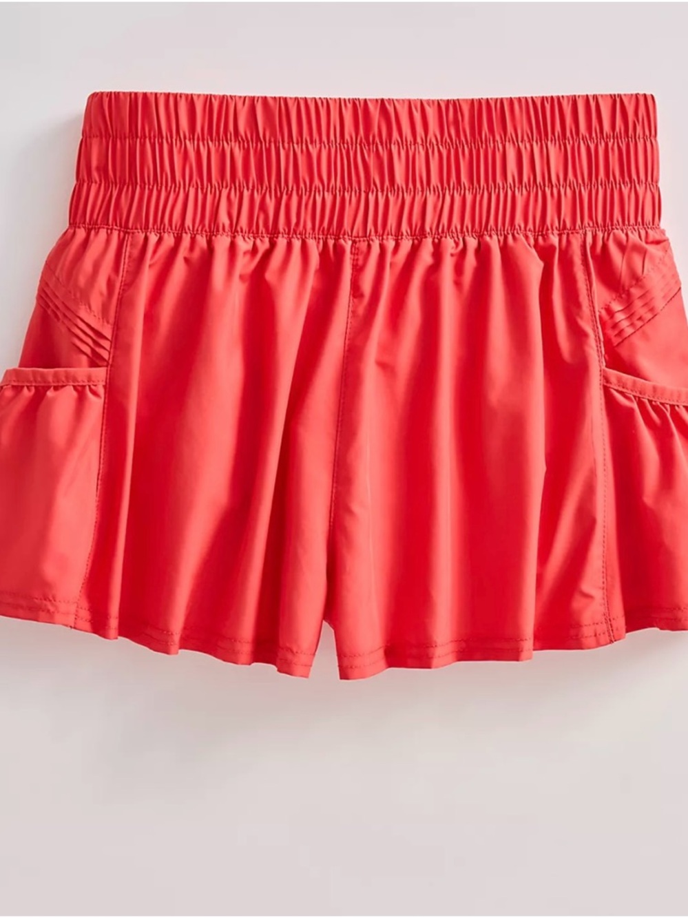 Coral Red Athletic Skirt - Picture 3 of 3